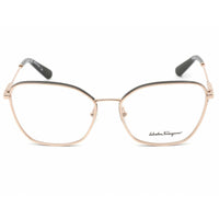 Salvatore Ferragamo Women's Eyeglasses - Rose Gold/Black Metal Frame | SF2203 786 ,