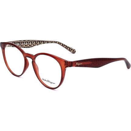 Salvatore Ferragamo Women's Eyeglasses - Rust Brown | SALVATORE FERRAGAMO2867 223 ,