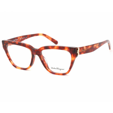Salvatore Ferragamo Women's Eyeglasses - Tortoise Cat-Eye Plastic Frame | SF2893 214 ,