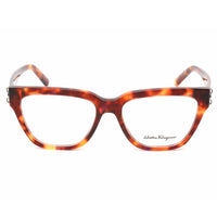 Salvatore Ferragamo Women's Eyeglasses - Tortoise Cat-Eye Plastic Frame | SF2893 214 ,