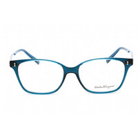 Salvatore Ferragamo Women's Eyeglasses - Transparent Blue Plastic Frame | SF2928 432 ,