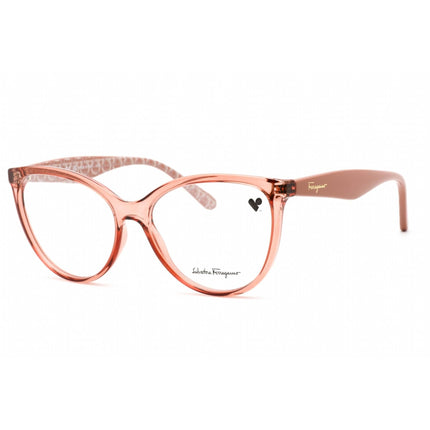Salvatore Ferragamo Women's Eyeglasses - Transparent Nude Plastic Frame | SF2933 260 ,