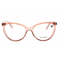 Salvatore Ferragamo Women's Eyeglasses - Transparent Nude Plastic Frame | SF2933 260 ,