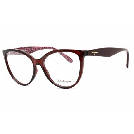 Salvatore Ferragamo Women's Eyeglasses - Transparent Wine Plastic Frame | SF2933 655 ,