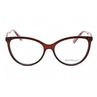 Salvatore Ferragamo Women's Eyeglasses - Transparent Wine Plastic Frame | SF2933 655 ,