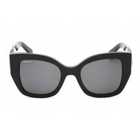 Salvatore Ferragamo Women's Sunglasses - Black Cat Eye Frame Grey Lens | SF1045S 001 ,