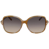 Salvatore Ferragamo Women's Sunglasses - Blonde Havana Butterfly Frame | SF990SR 218 ,
