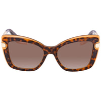 Salvatore Ferragamo Women's Sunglasses - Brown Gradient Lens Cat Eye | SF814S 226 ,