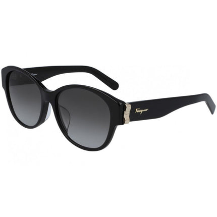 Salvatore Ferragamo Women's Sunglasses - Brown Grey Lens Black Frame | SF974SA 001 ,