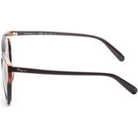 Salvatore Ferragamo Women's Sunglasses - Dark Brown | SALVATORE FERRAGAMO 883SA 208 ,