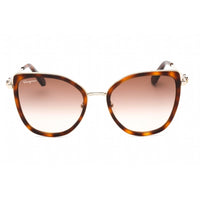 Salvatore Ferragamo Women's Sunglasses - Gold Tortoise Cat Eye Frame | SF293S 723 ,
