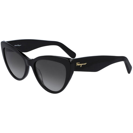 Salvatore Ferragamo Women's Sunglasses - Grey Gradient Lens Black Frame | SF930S 001 ,