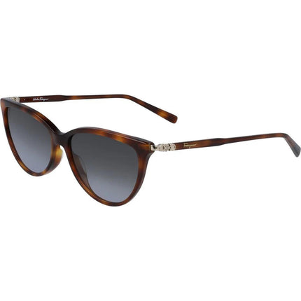 Salvatore Ferragamo Women's Sunglasses - Grey Gradient Lens Tortoise | SF2870S 214 ,