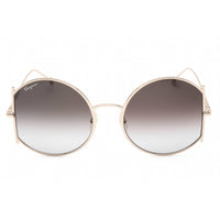Salvatore Ferragamo Women's Sunglasses - Round Frame Grey Gradient Lens | SF244S 785 ,
