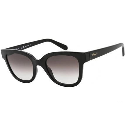 Salvatore Ferragamo Women's Sunglasses - Smoke Grey Gradient Lens Metal | SF1066S 001 ,