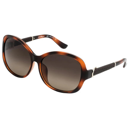 Salvatore Ferragamo Women's Sunglasses - Tortoise Butterfly Shape | SF744SLA 214 ,