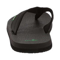 Sanuk Men's Flip Flops - Beer Cozy 2 Sandals Black | SMS10868-BLK ,