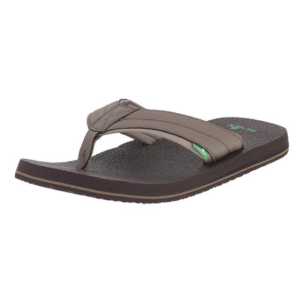Sanuk Men's Flip Flops - Beer Cozy 2 Sandals Brindle | SMS10868-BNDL ,