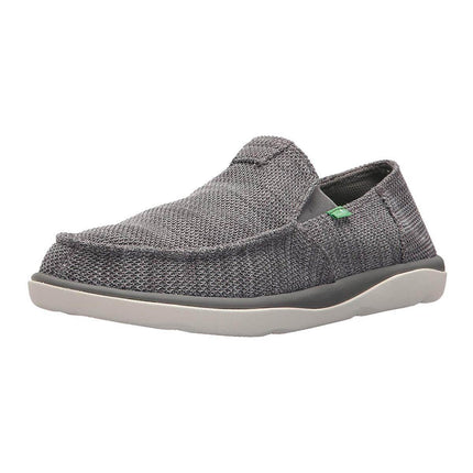 Sanuk Men's Slip-on - Vagabond Sidewalk Surfers Charcoal | 1091409-CHRC ,