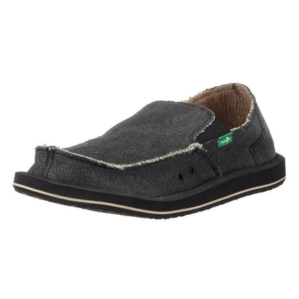 Sanuk Men's Slip-on - Vagabond Sidewalk Surfers Charcoal | SMF1001-CHR ,