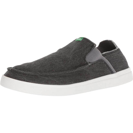 Sanuk Men's Sneaker - Pick Pocket Canvas Slip On Black Size 13 | 1094612-BLK-130 ,
