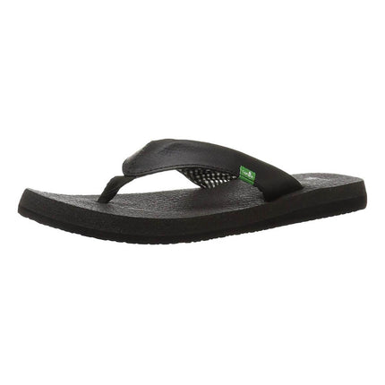Sanuk Women's Flip-Flops - Yoga Mat Ebony | SWS2908-EBY ,