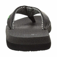 Sanuk Women's Flip-Flops - Yoga Mat Ebony | SWS2908-EBY ,