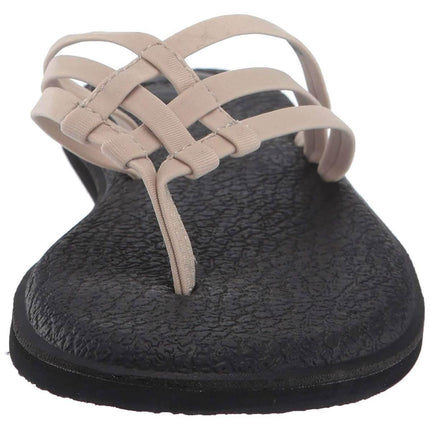 Sanuk Women's Flip Flops - Yoga Salty Sandals Natural | 1103940-NAT ,