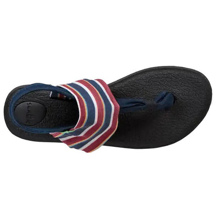 Sanuk Women's Sandals - Yoga Sling 2 Prints Sand Harbor Navy | 1100697-SHNV ,