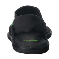 Sanuk Women's Sandals - Yoga Sling Cruz Sidewalk Surfers Black | 1097575-BLK ,