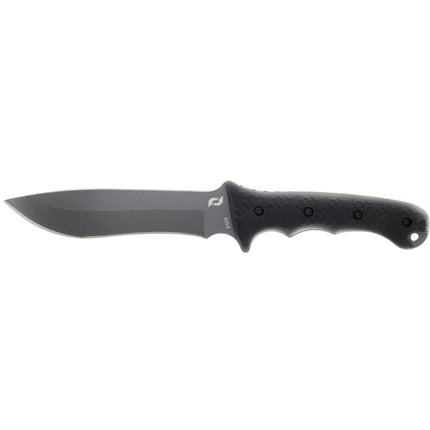 Schrade Fixed Knife - Reckon Tini 5.90" Blade Length Black Overmold Handle | 1182522 ,