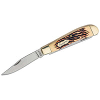 Schrade Folding Knife - Uncle Henry Stainless Steel Bade Pro Trapper | SC285UH ,