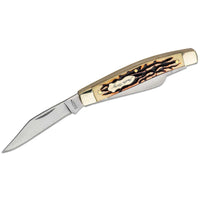 Schrade Folding Knife - Uncle Henry Steel Blade Rancher Staglon Handle | SC834UH ,