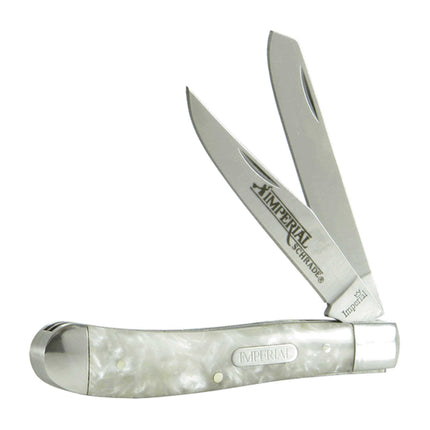 Schrade Folding Pocket Knife - Imperial Large Trapper Celluloid Handle | IMP13L ,