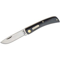 Schrade Knife - Imperial Black POM Handle 400 Series Steel Blade Sodbuster | SCIMP22 ,
