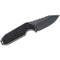 Schrade Neck Knife - Black G10 Handle Drop Point Steel Blade Tactical, 7 inch | SCHF16 ,