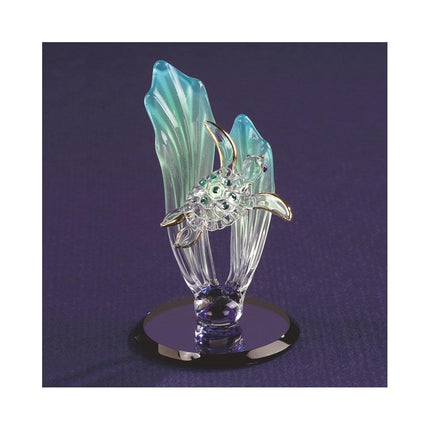 Sea Turtle Glass Figurine ,