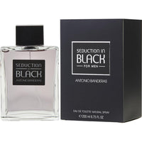 Seduction in Black by Antonio Banderas, 6.8 oz Eau de Toilette Spray for Men ,