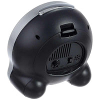 Seiko Alarm Clock - Akiko Quartz Silver Tone and Black | QHK031SLH ,