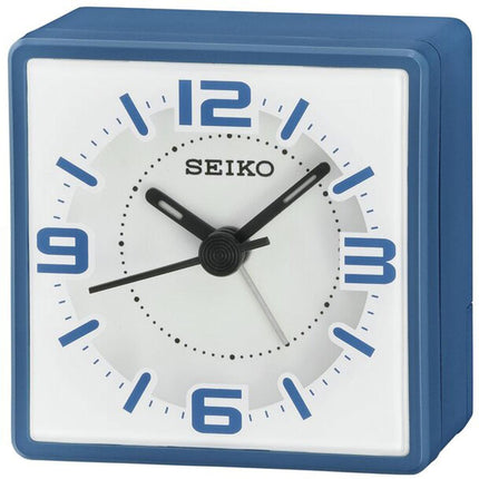 Seiko Alarm Clock - Bedside Quartz Blue | QHE091ELH ,