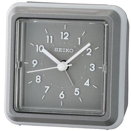 Seiko Alarm Tabletop Clock - Ena Quartz Grey | QHE182NLH ,
