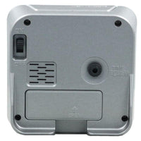 Seiko Alarm Tabletop Clock - Ena Quartz Grey | QHE182NLH ,