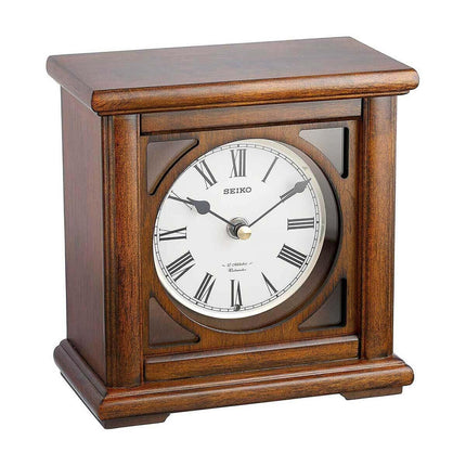 Seiko Mantel Clock - Austen Music and Chime Brown Wooden | QXW237BLH ,