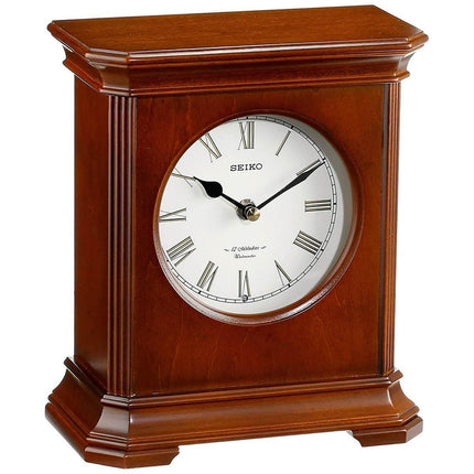 Seiko Mantel Clock - Blanche Music and Chime Brown Wooden | QXW238BLH ,