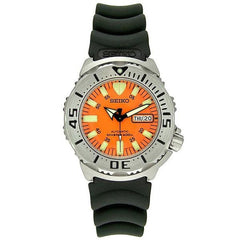 Seiko Men's Automatic diver's rubber watch Stainless Steel SKX781K3