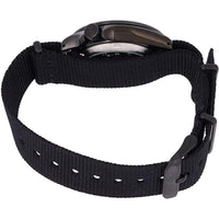 Seiko Men's Automatic Watch - 5 Sports Power Reserve Black Nylon Strap | SRPE69K1 ,