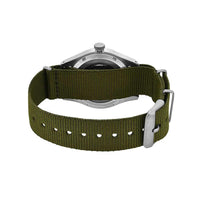 Seiko Men's Automatic Watch - 5 Sports Power Reserve Green Dial Nylon Strap | SRPG33K1 ,