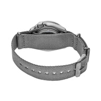 Seiko Men's Automatic Watch - 5 Sports Power Reserve Grey Dial Nylon Strap | SRPG63K1 ,