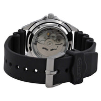 Seiko Men's Automatic Watch - 5 Sports Rotating Bezel Black Rubber Strap | SNZB23J2 ,