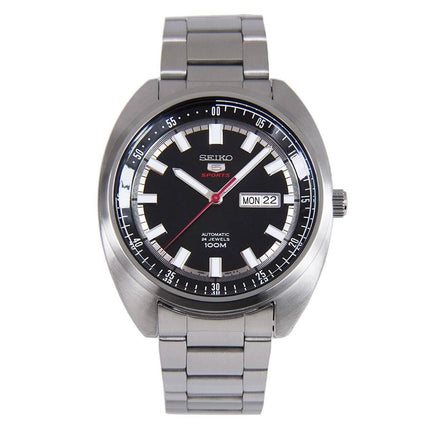 Seiko Men's Automatic Watch - 5 Sports Turtle Black Dial Watch | SRPB19K1 ,